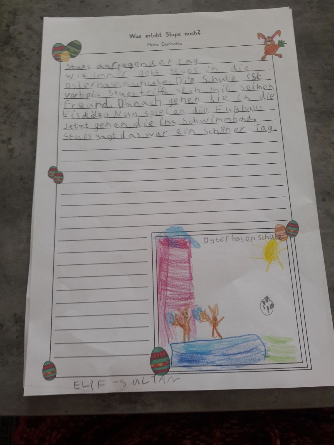 Stups Der Kleine Osterhase Text Deutsch